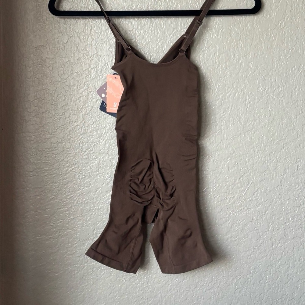 Women's brown full body shaper bodysuit XS/S